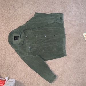 Zara Olive green corduroy jacket
